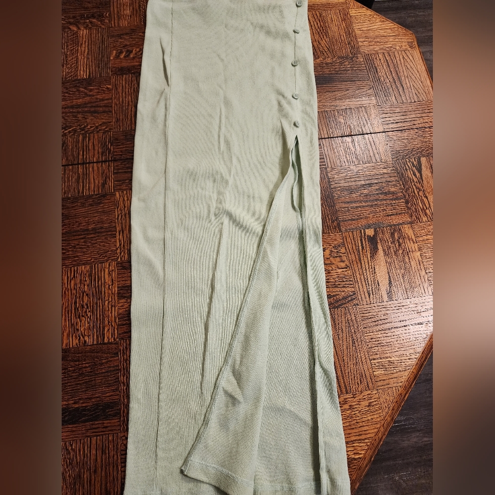 Sage Green Maxi Skirt